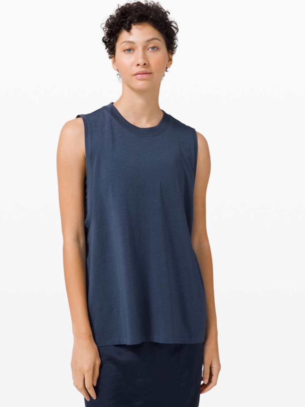 lululemon athletica Women's Sleeveless Crew Tank - Slate Blue